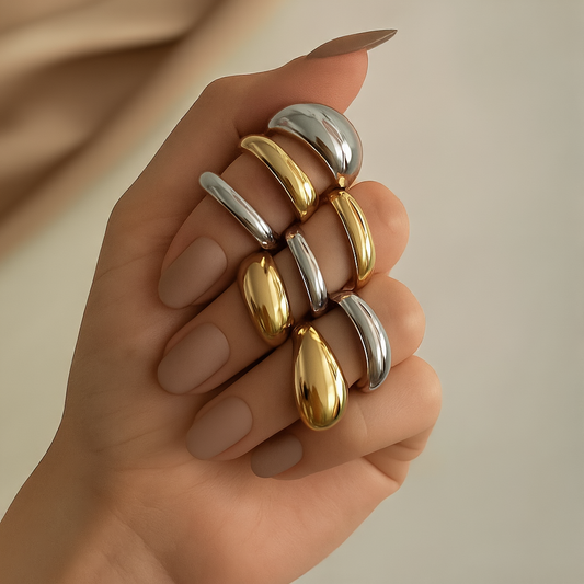 Set de 8 Bagues Ajustables